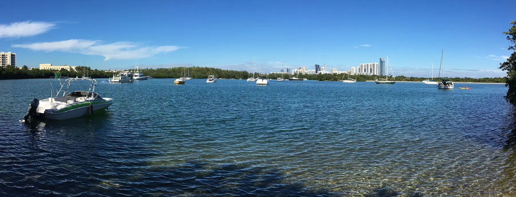 The bay and the Sunny Isles skyline — The Estates at Acqualina, Sunny Isles Beach