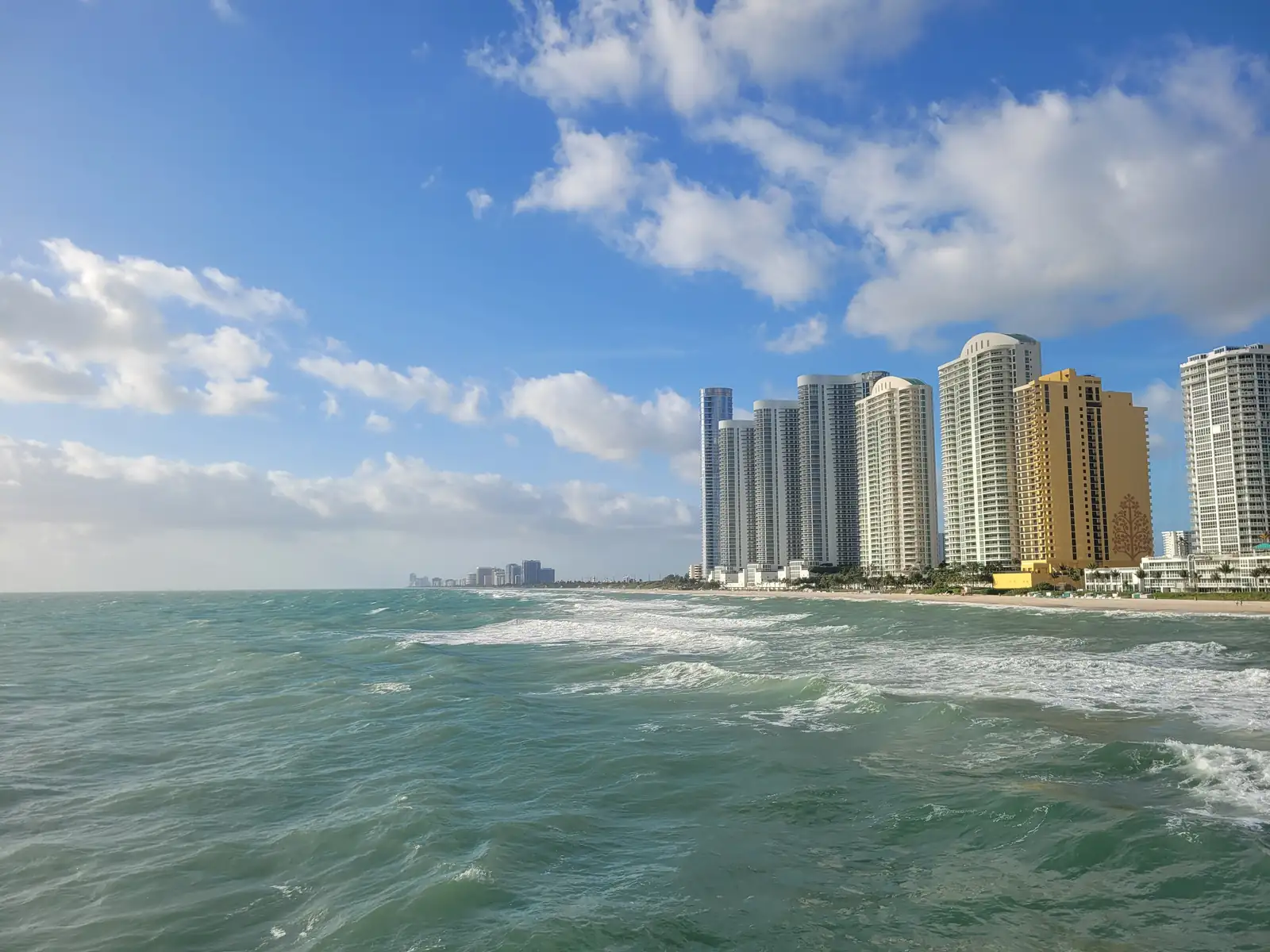 The Sunny Isles skyline from the water — The Estates at Acqualina, Sunny Isles Beach