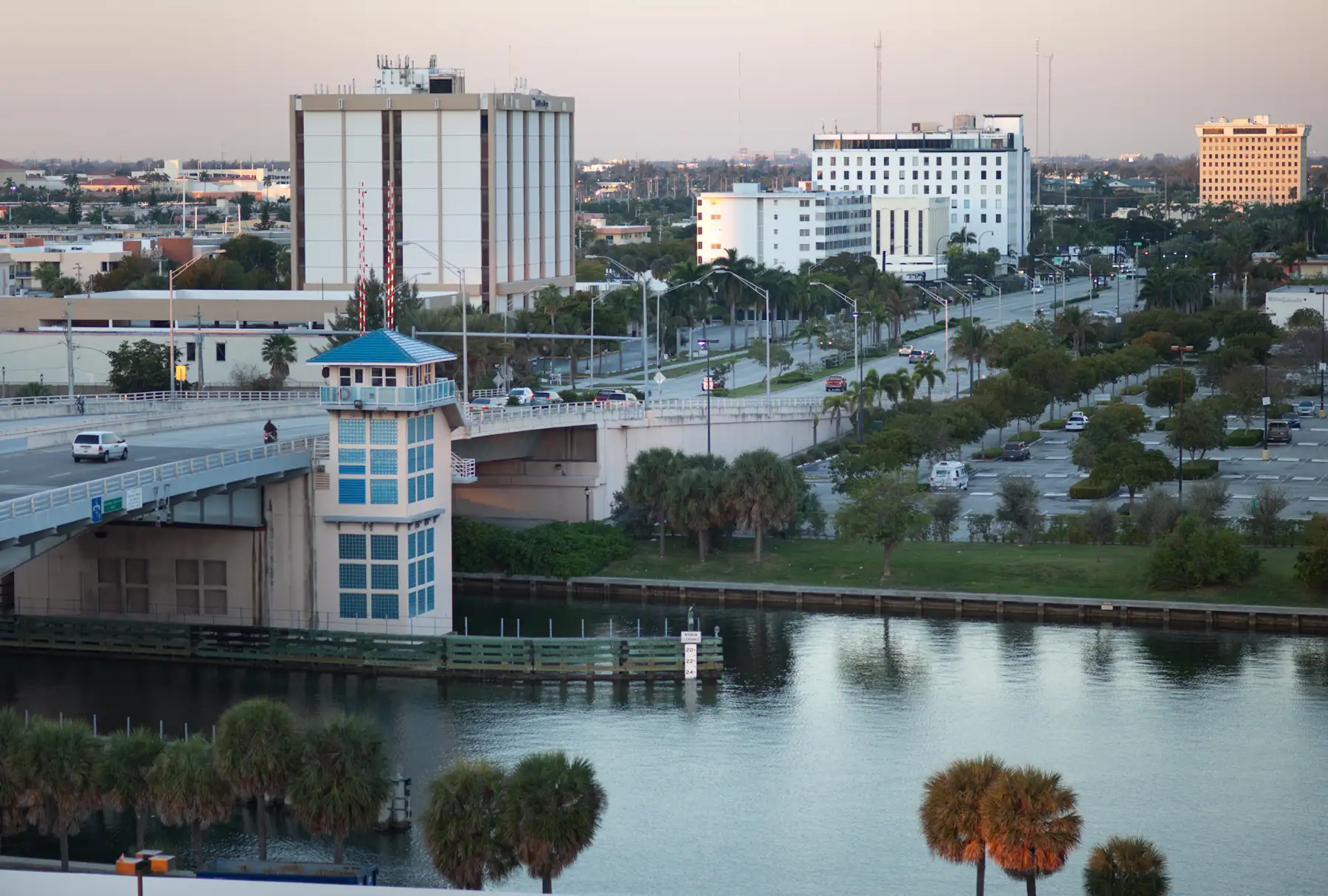 Hallandale Beach Boulevard bridge over the Intracoastal — Malaga Towers, Hallandale Beach