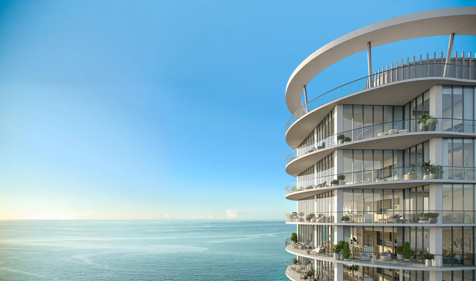 Tower terraces — St. Regis Residences Bahia Mar, Fort Lauderdale