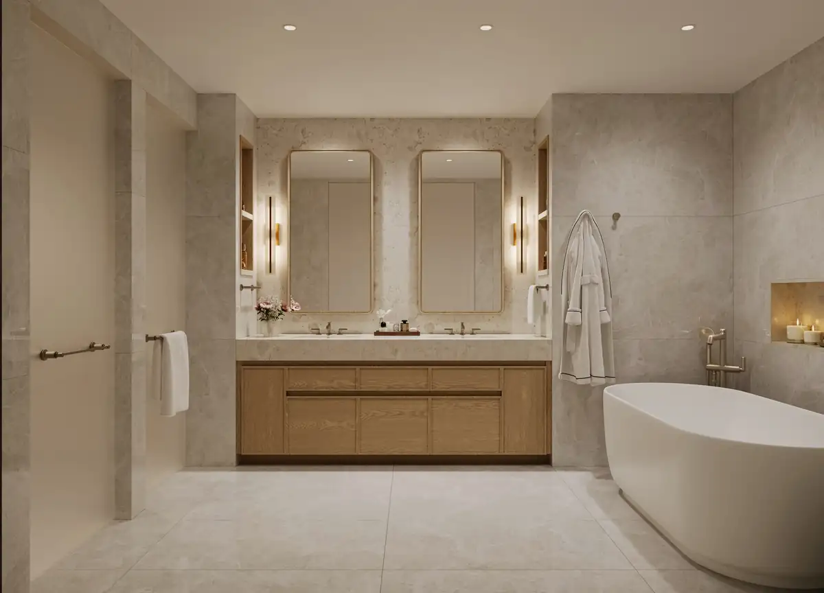 Primary bathroom — St. Regis Residences Bahia Mar, Fort Lauderdale