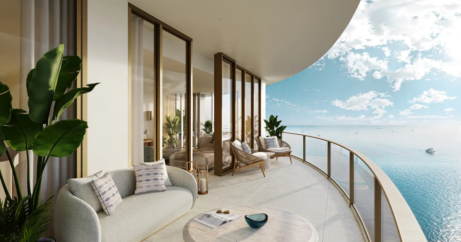 Private Residence terrace — St. Regis Residences Bahia Mar, Fort Lauderdale