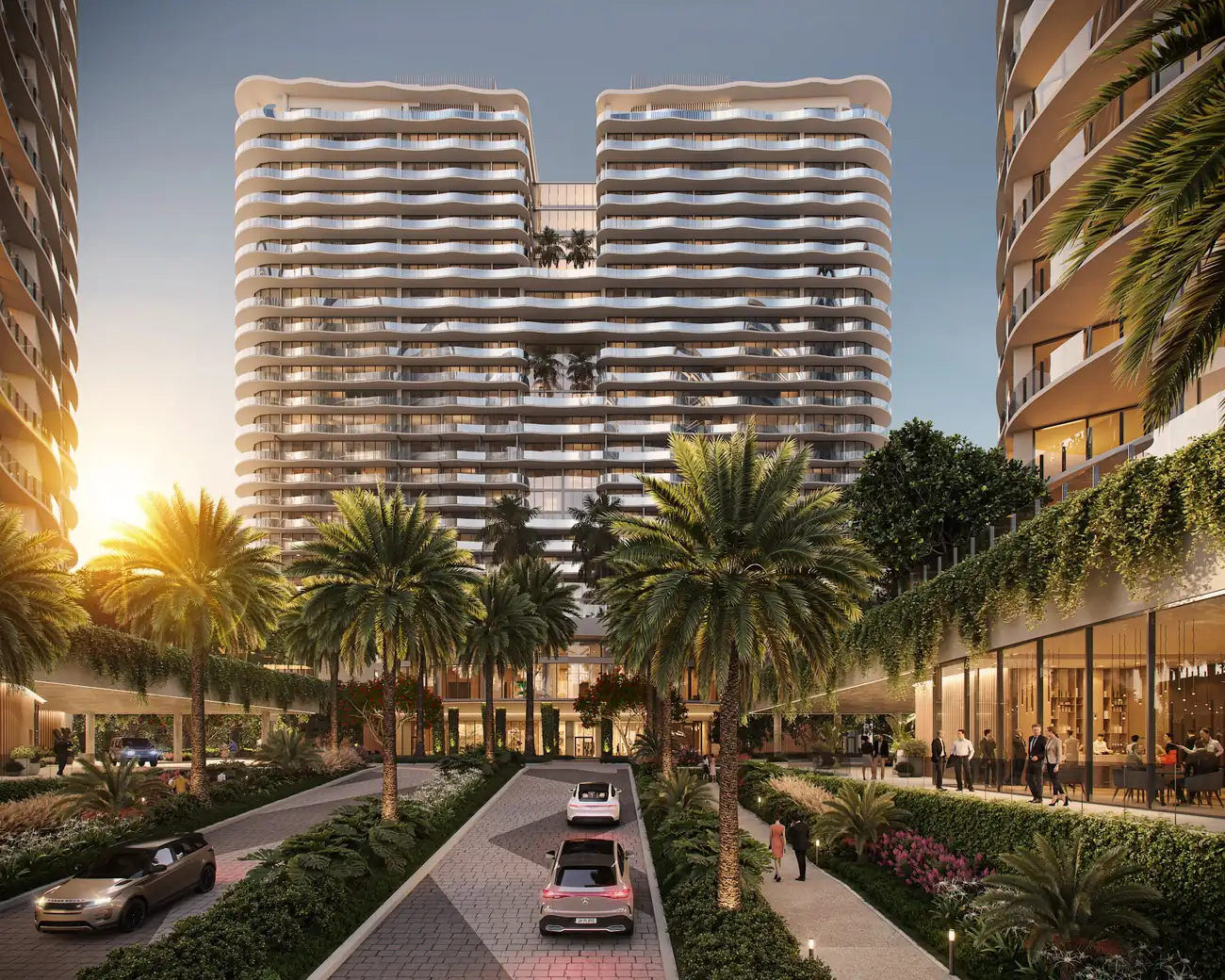 St. Regis resort arrival — St. Regis Residences Bahia Mar, Fort Lauderdale